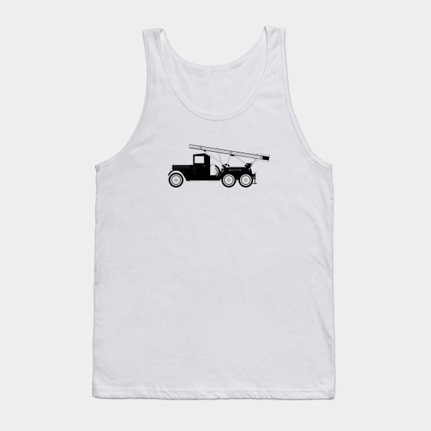 The Katyusha Black Outline Tank Top by kindacoolbutnotreally